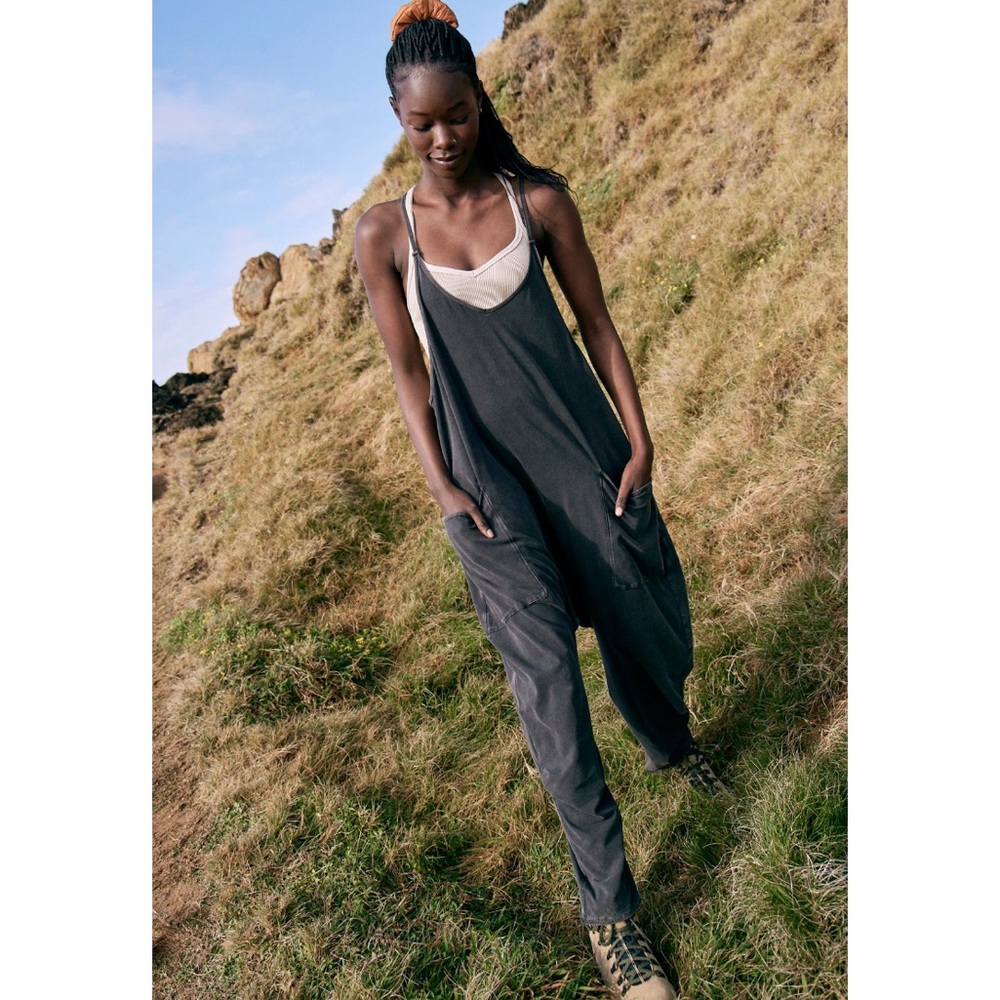 Free People Hotshot Onesie | washed black | size small